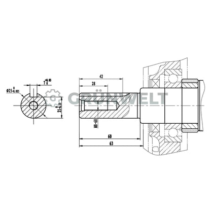 Benzinmotor Weima WM192FE