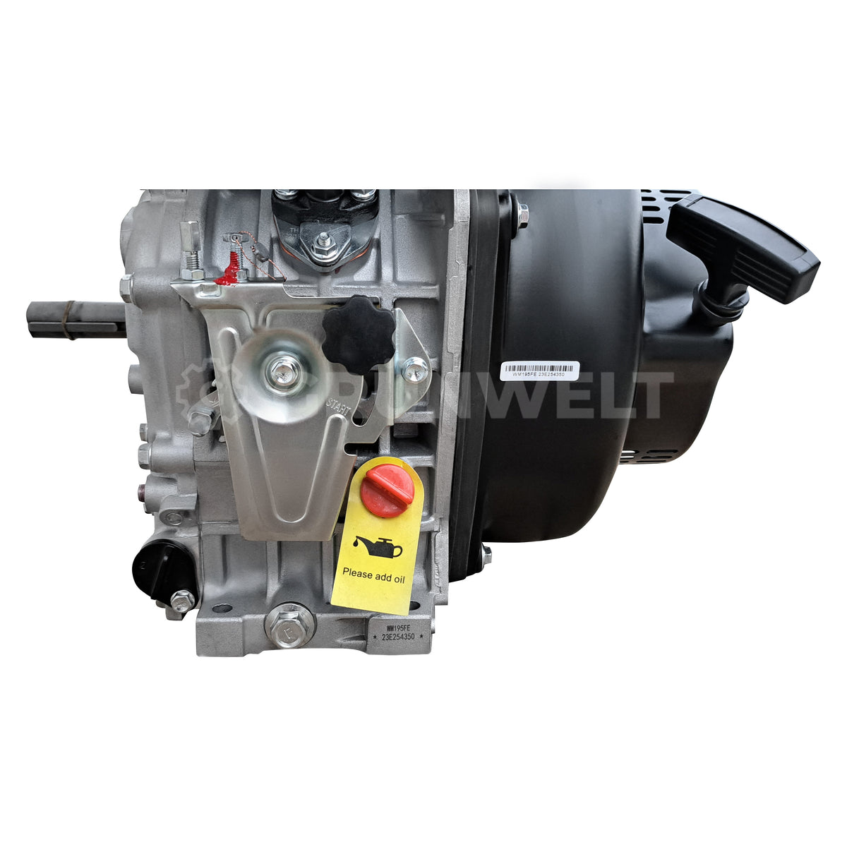 Dieselmotor Weima WM195FBE mit Papierluftfilter