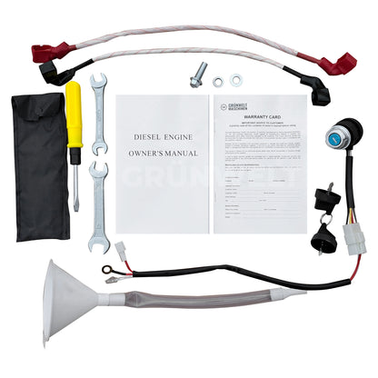 Dieselmotor Weima WM195FBE mit Papierluftfilter