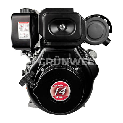 Dieselmotor Weima WM195FBE mit Papierluftfilter