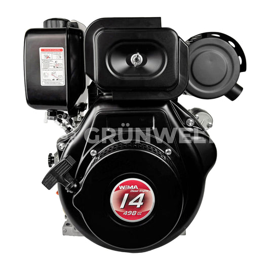 Dieselmotor Weima WM195FBE mit Papierluftfilter