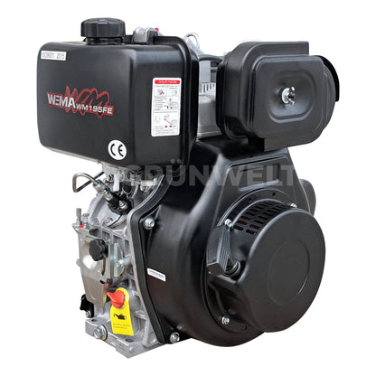 Dieselmotor Weima WM195FBE mit Papierluftfilter