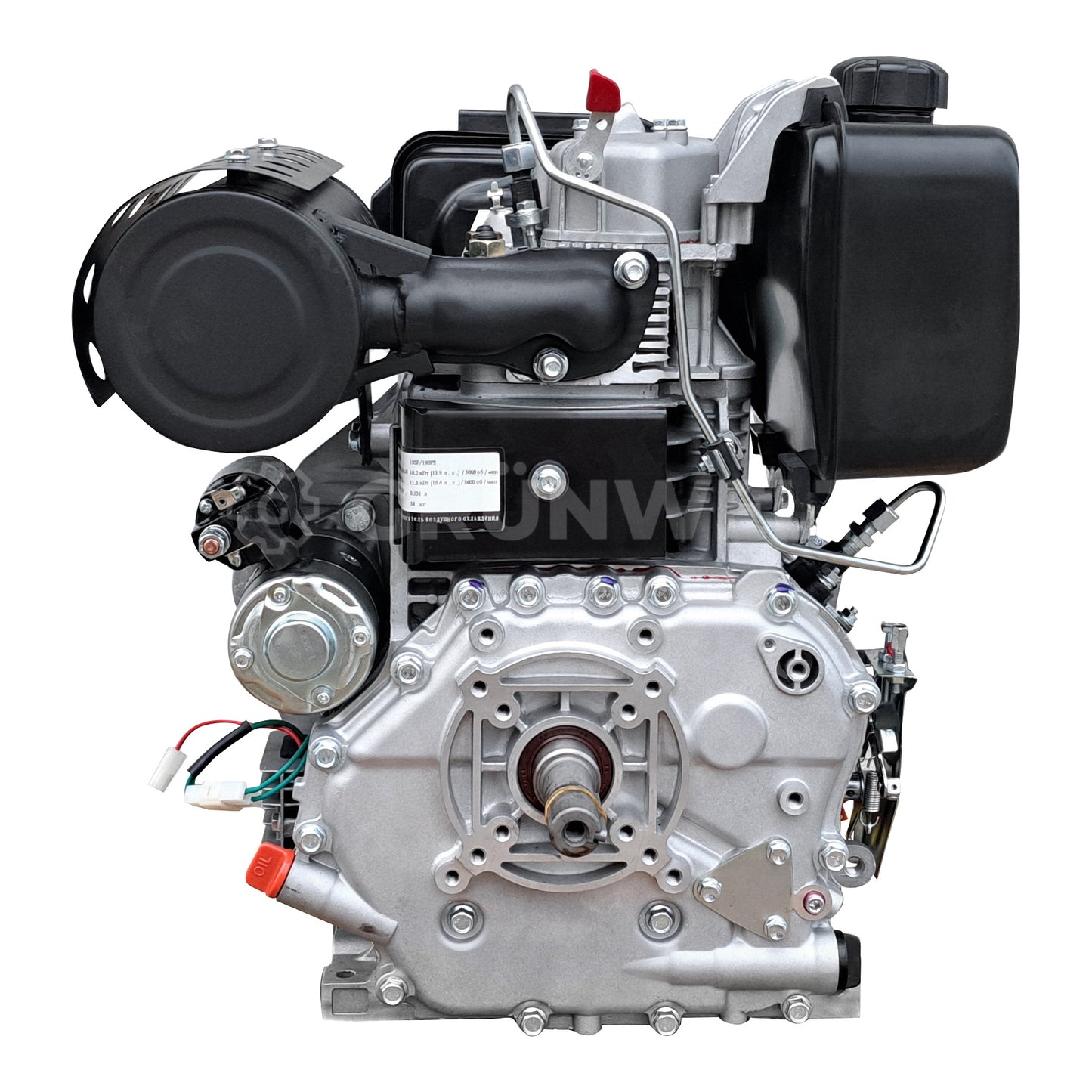 Dieselmotor Weima WM195FBE mit Papierluftfilter