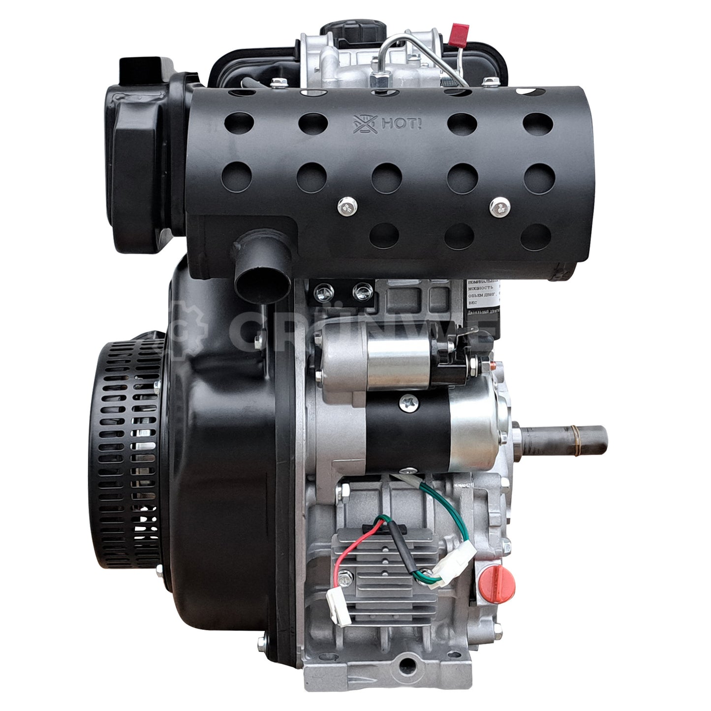 Dieselmotor Weima WM195FBE mit Papierluftfilter