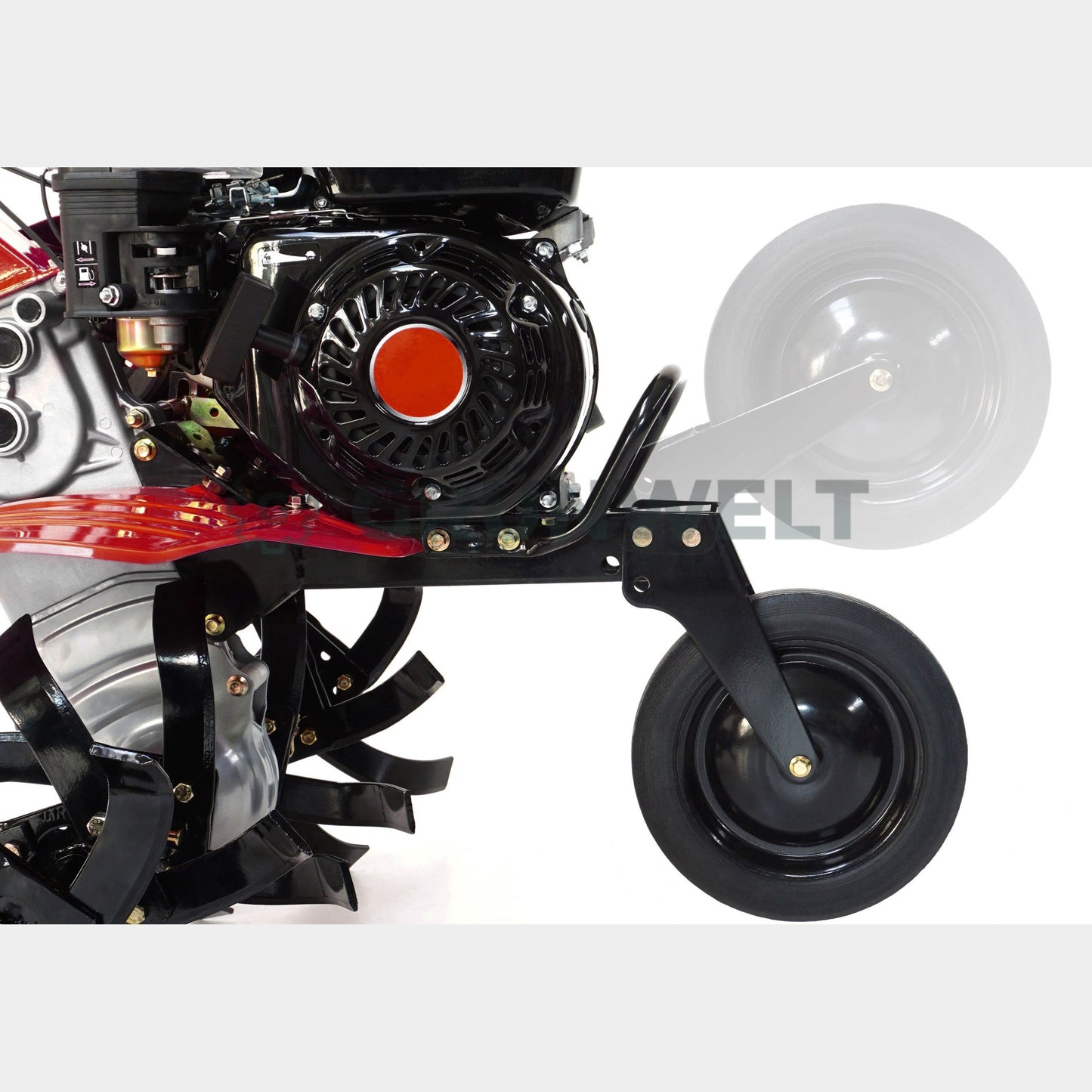 Motorhacke Weima WM500 mit Pflug G-2